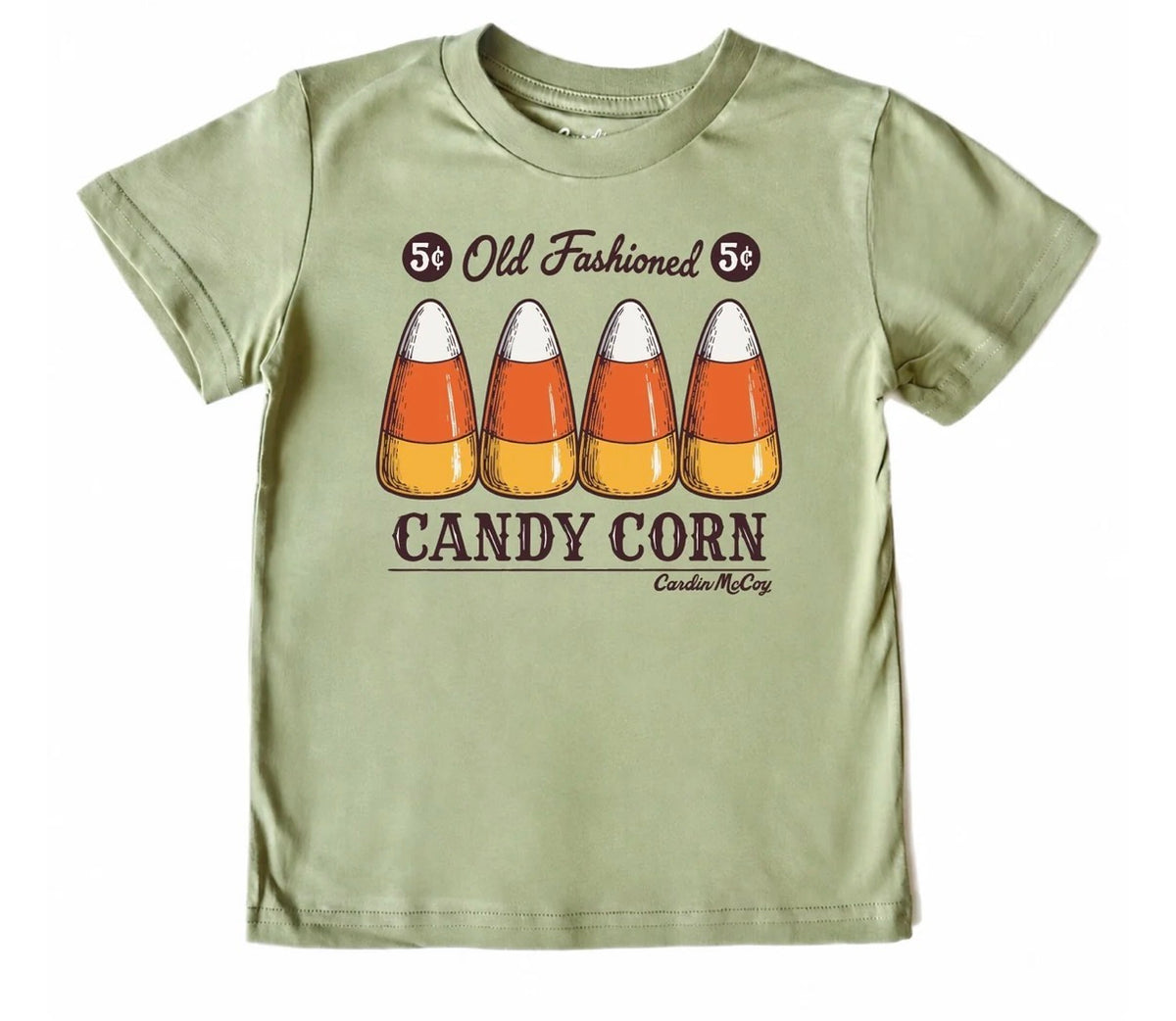 Kids Candy Corn Short Sleeve Tee