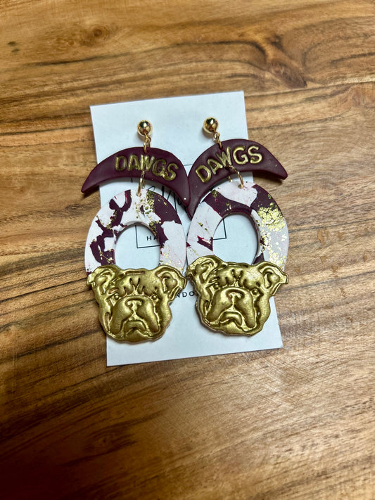 Gold State Earrings