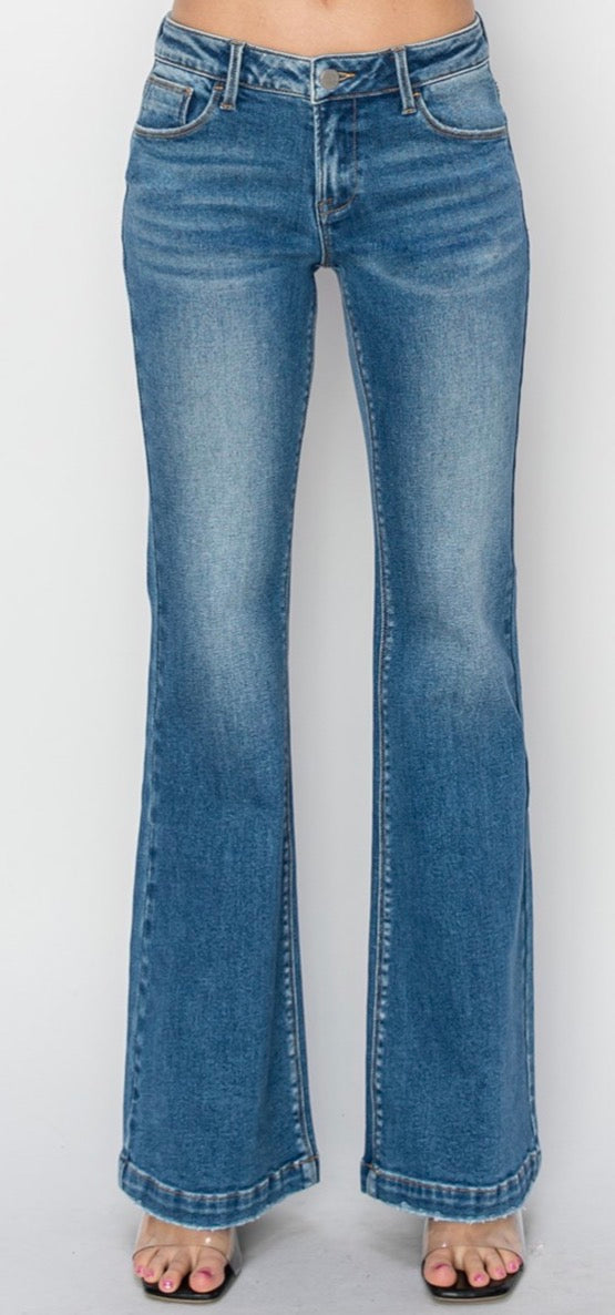 High Waist Washed Jeans