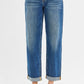 Mid Rise Boyfriend Rolled Jeans