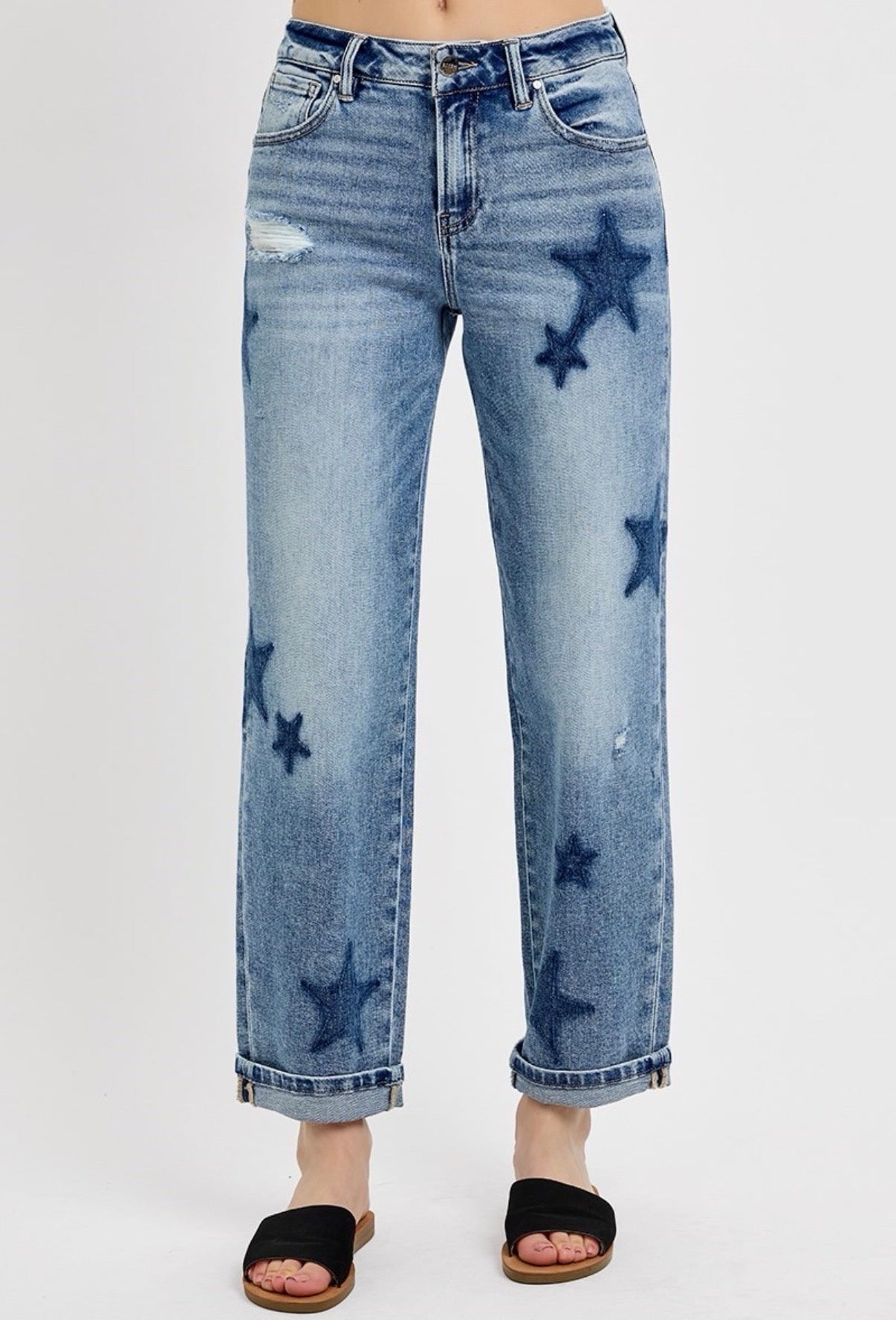Star Patch Jeans