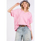 MINERAL WASH VINTAGE SEAM TEE