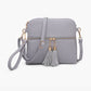 Tara Double Zip Crossbody Bag/Wristlet for Women