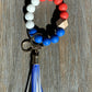 Game Day Wristlet Red Blue White