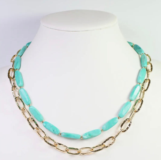 Turquoise Layered Necklace