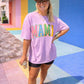 Neon Polka Dot Mama Tee