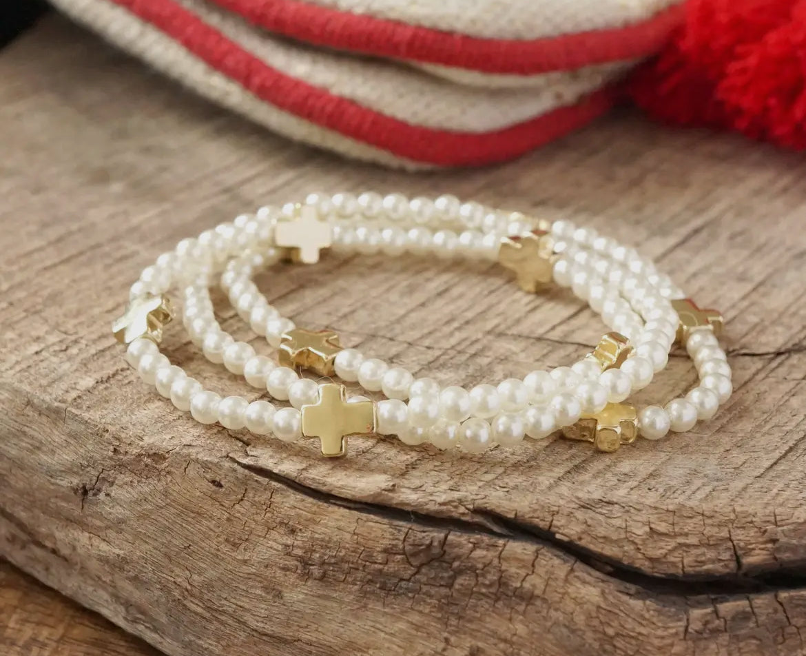 Cross Glass Bracelets
