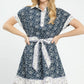 Navy Belt Dress