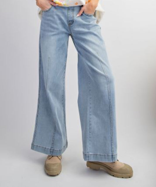 Stretch Denim Pants