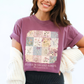 Rejoice In The Lord Always Vintage Floral Comfort Colors Tee