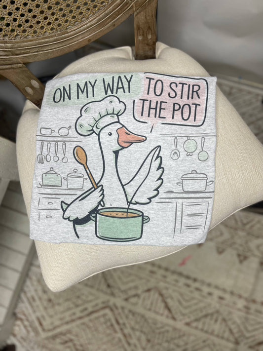 On My Way to Stir the Pot (Sublimation T-Shirt)