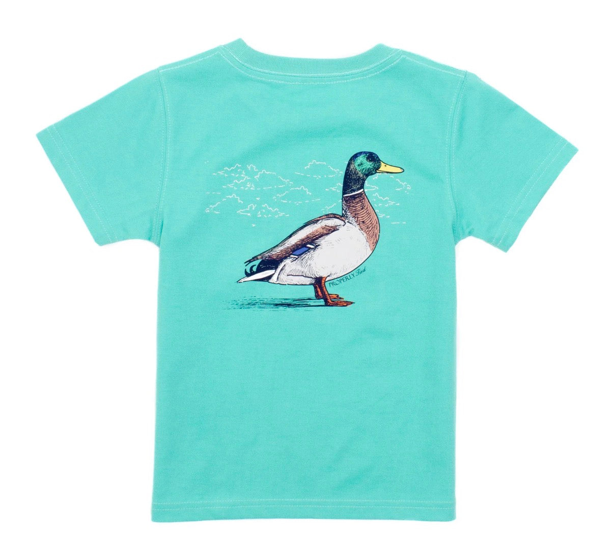 Boys Soft Green Duck Tee
