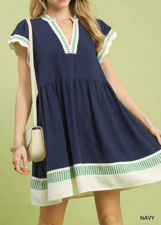 Flutter Sleeve Dress