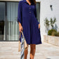 Collared Shirt Dress w/ Pockets