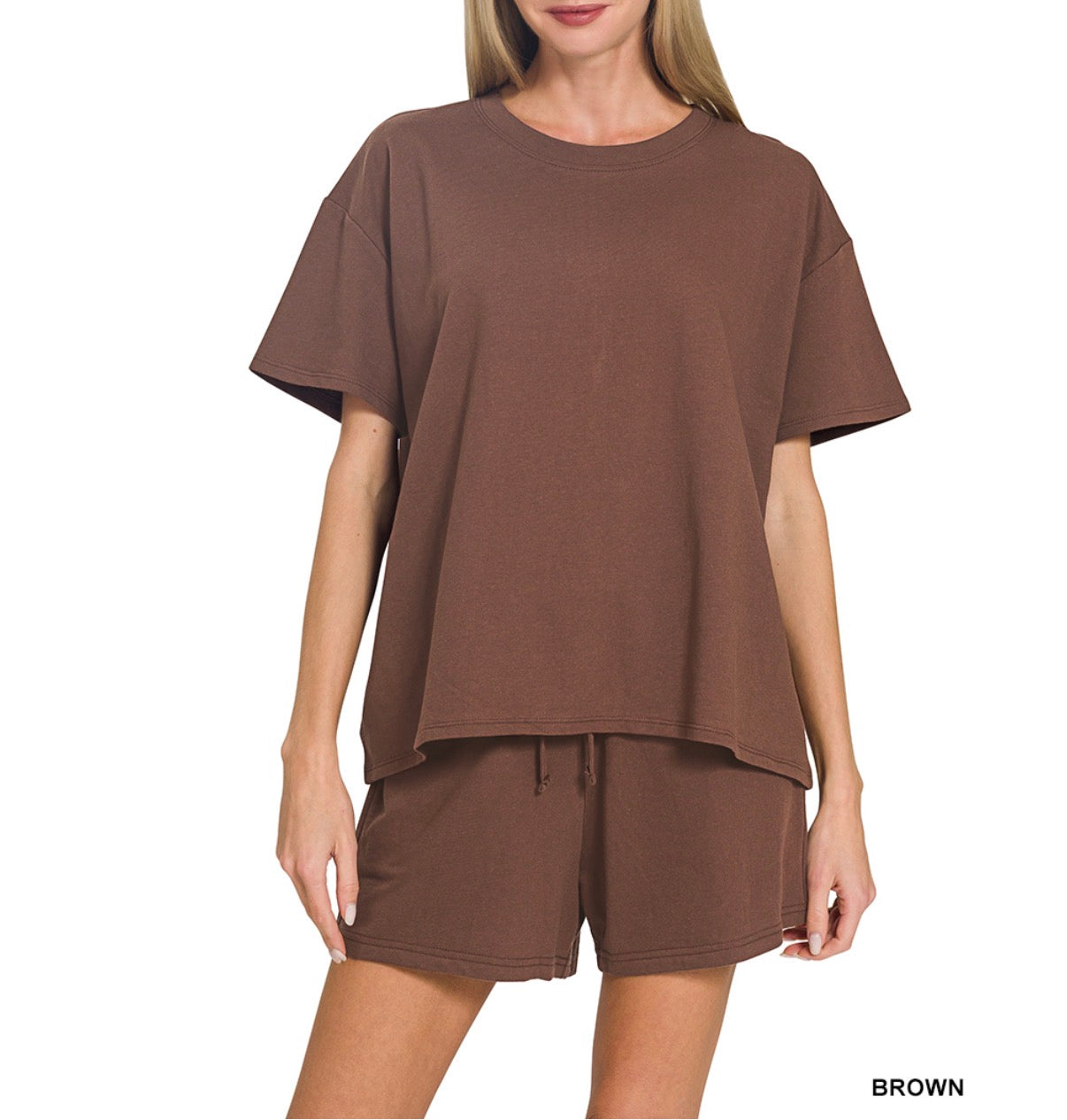 French Terry Shorts Set