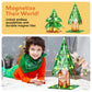 PicassoTiles 106pc Holiday Tree Magnetic Tile Building Set