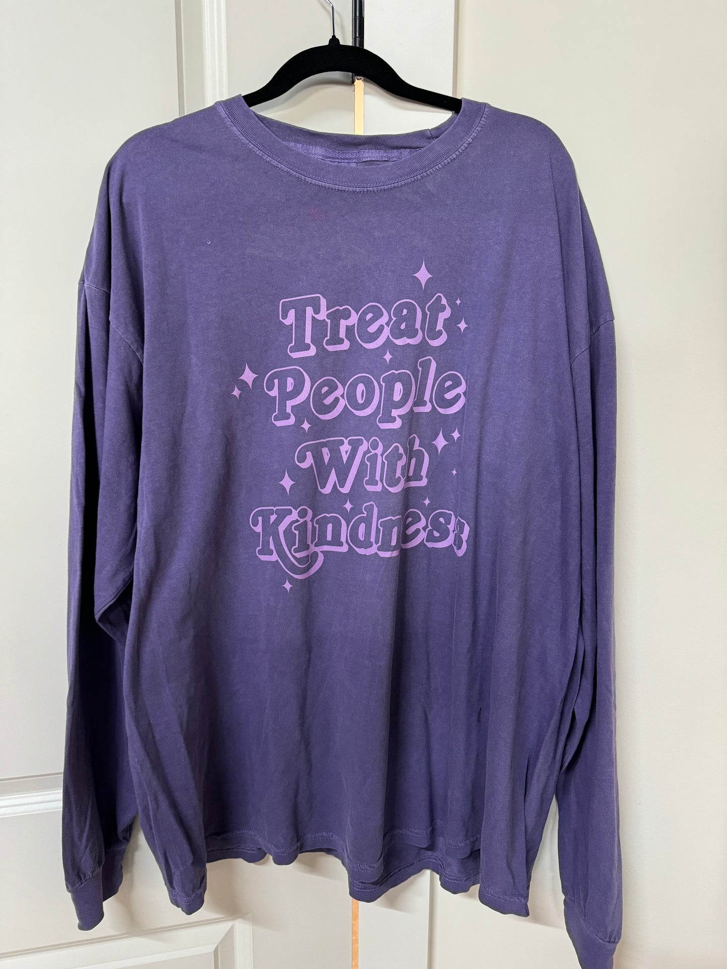 Treat People with Kindness Long Sleeve Comfort Color Tee