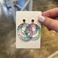 Round Colorful Earrings