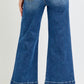 Dark High Rise Front Pocket Jeans