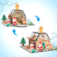 PicassoTiles Gingerbread House Magnetic Tiles - 46 Pieces