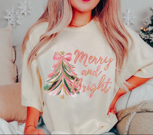 “Merry & Bright” Tee