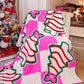 Pink 2pc Christmas Tree Cake Pajamas