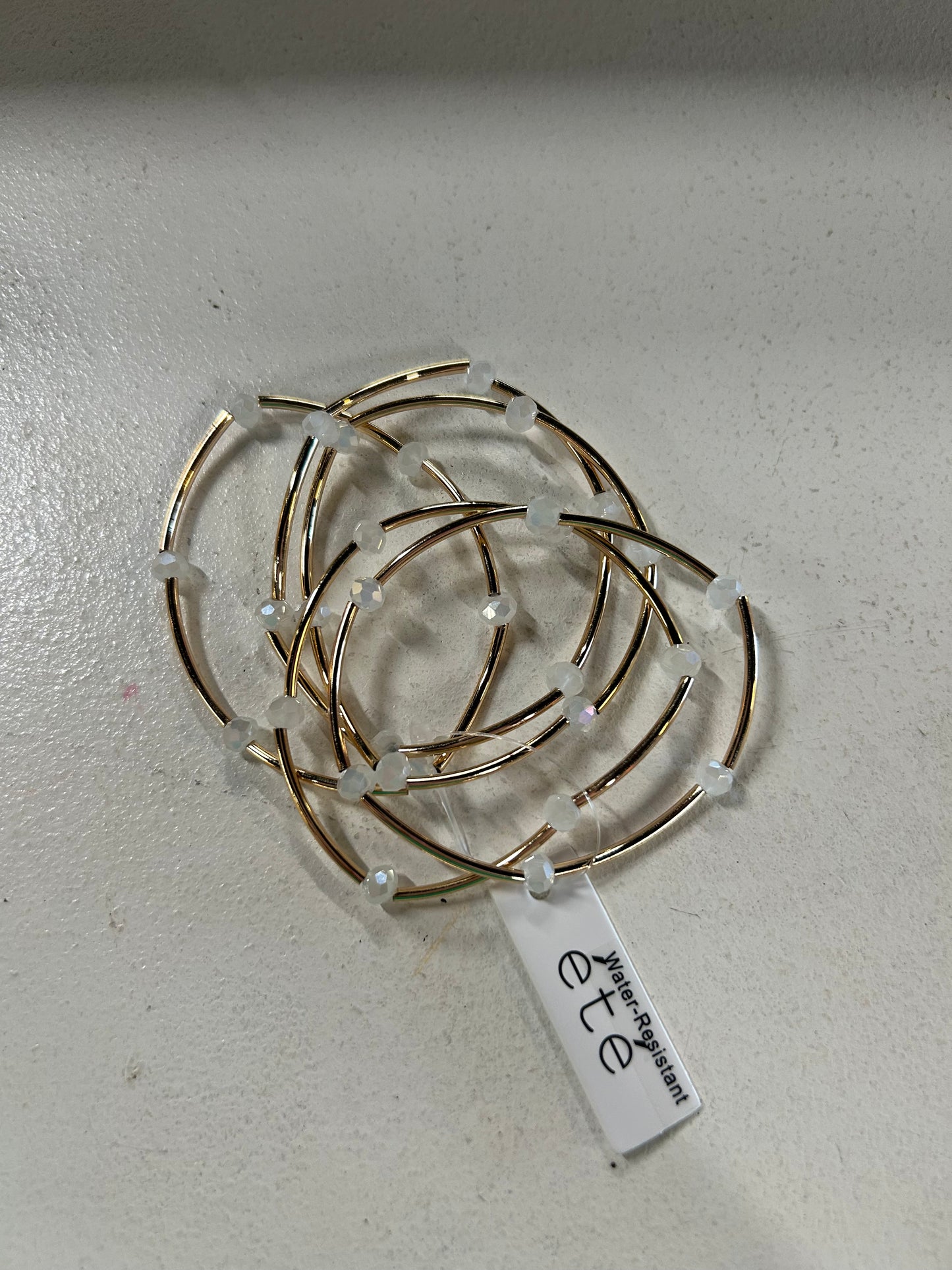 Gold/White Pearl Stack