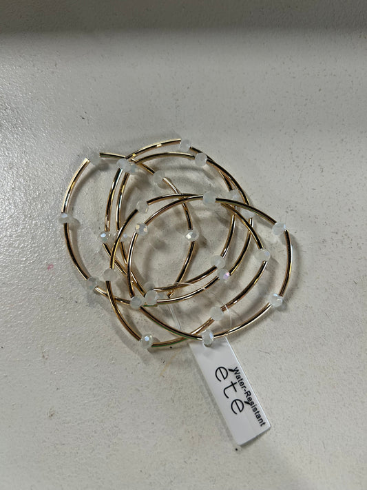 Gold/White Pearl Stack