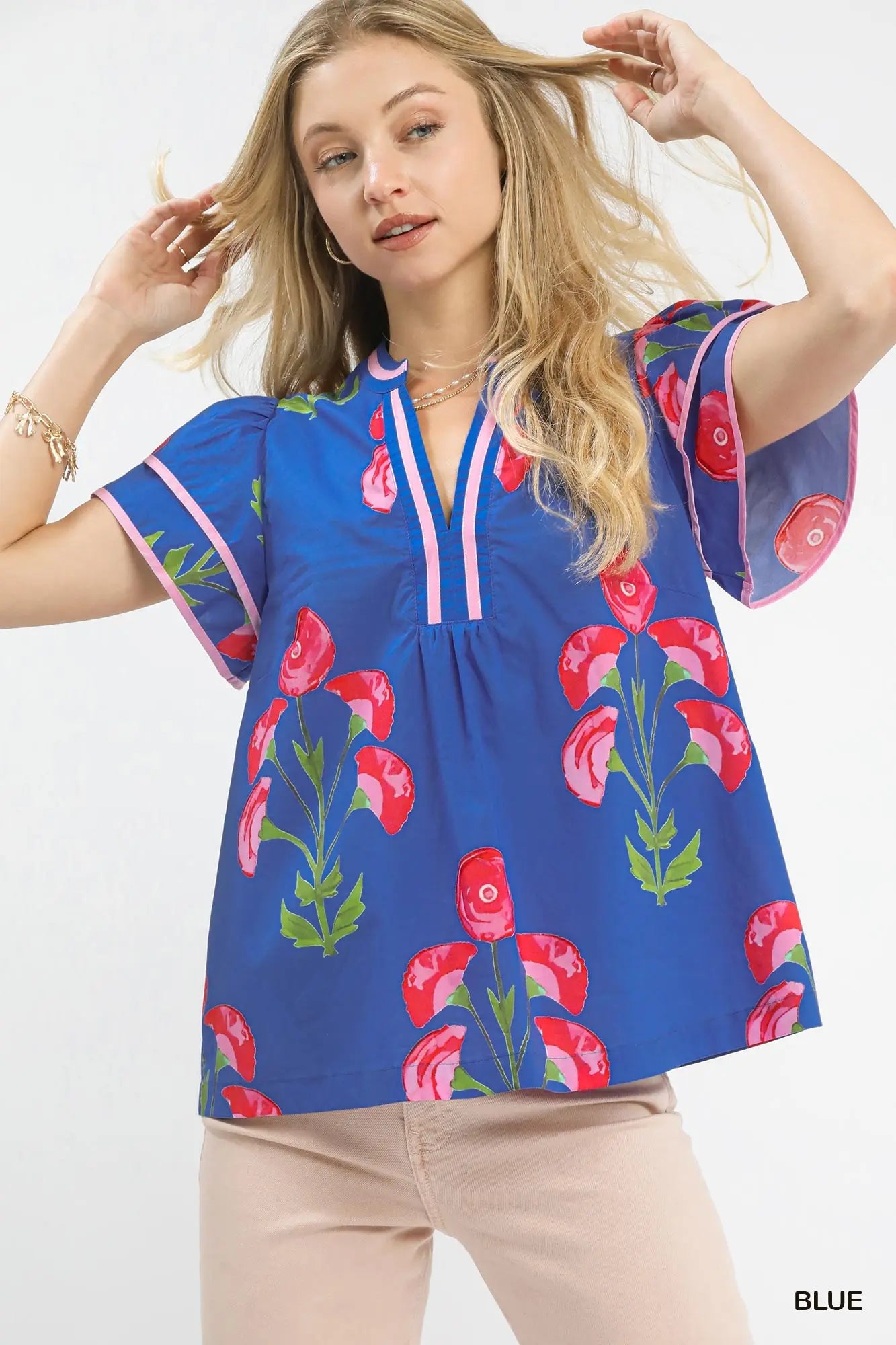 Blossom Meadow Print Top