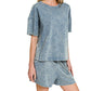 Dusty Blue Two Piece Set
