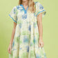 Floral Print Babydoll Dress