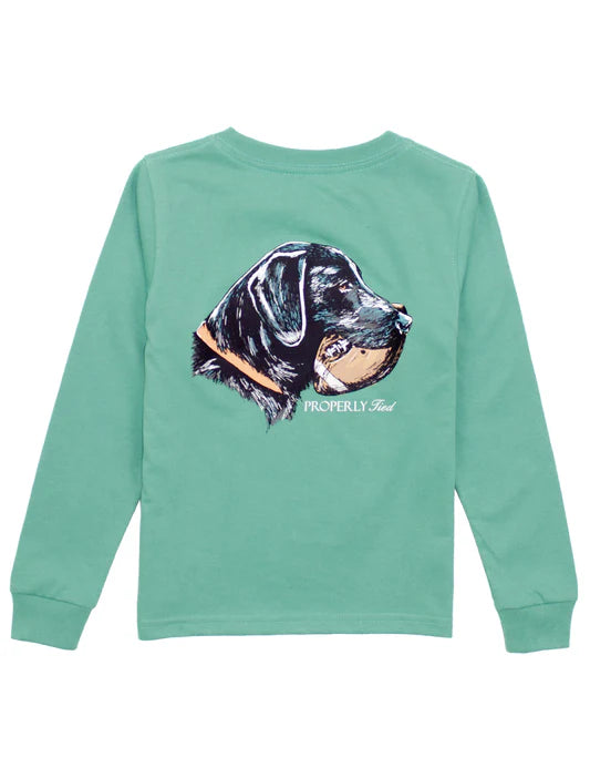 Boys Good Catch LS Ivy Tee