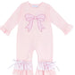 Girl Ruffle Bow Romper