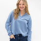 V-Neck Collared Pullover