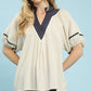 Contrast Trim Top