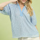 Textured Puff Sleeve Top
