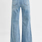 High Rise Front Detailed Jeans