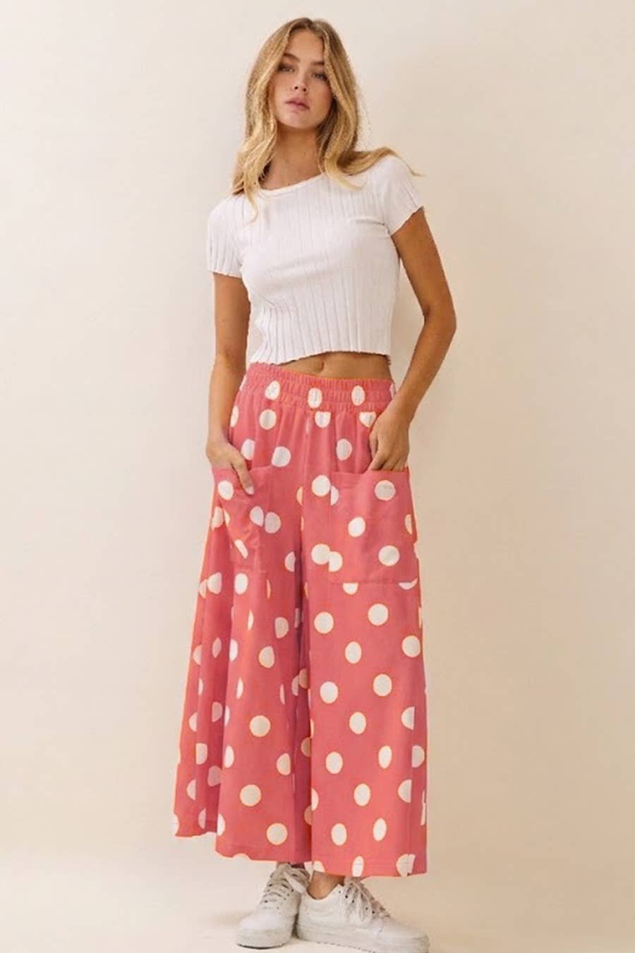 Polka Dot Pull-on Pants