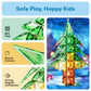 PicassoTiles 106pc Holiday Tree Magnetic Tile Building Set