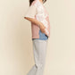 PLUS CASUAL PULLOVER SHORT SLEEVE KNIT TOP