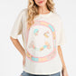 BOHO PATCHWORK SMILEY TEE
