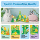 PicassoTiles 26 Piece Forest Animal Magnet Tile Set