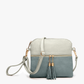 Tara Double Zip Crossbody Bag/Wristlet for Women