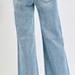 Mid Rise Patch Pocket Jeans