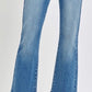 Medium Wash Low Rise Crop Jean