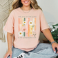 The Joy of the Lord is my Strength Floral Comfort Colors Tee