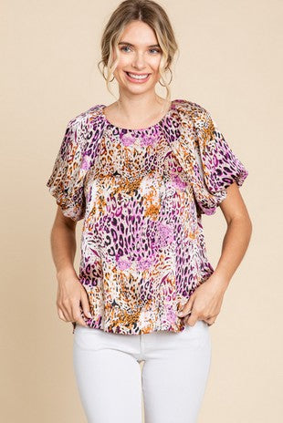 Animal Print Top