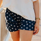 Navy Blue & White Star Shorts