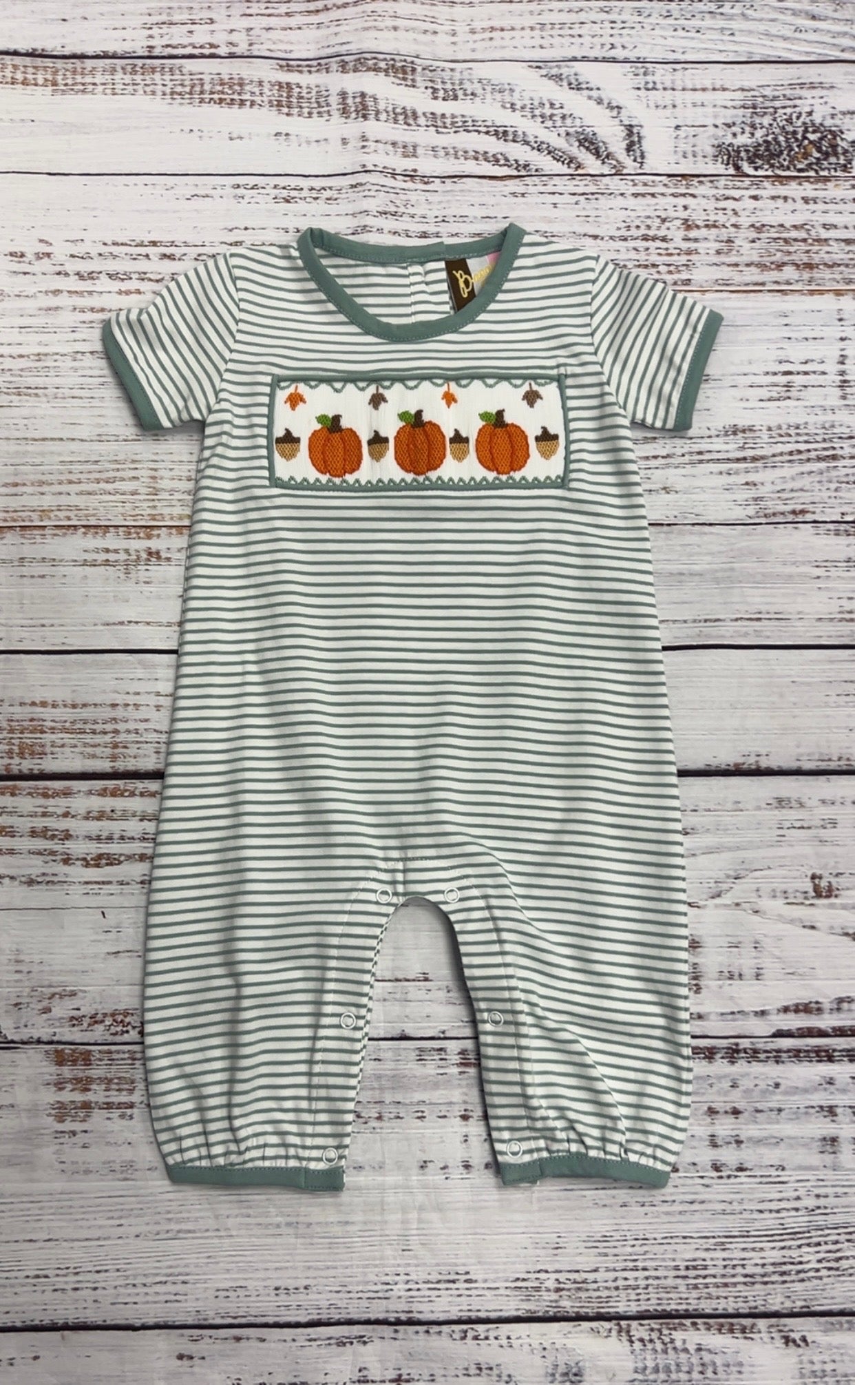Pumpkin Patch Boys Romper