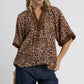 V-Neck Leopard Top